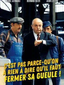 C’est pas parce qu’on a rien à dire qu’il faut fermer sa gueule…