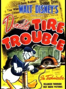 Ο Ντόναλντ και το Σκασμένο Λάστιχο / Donald’s Tire Trouble